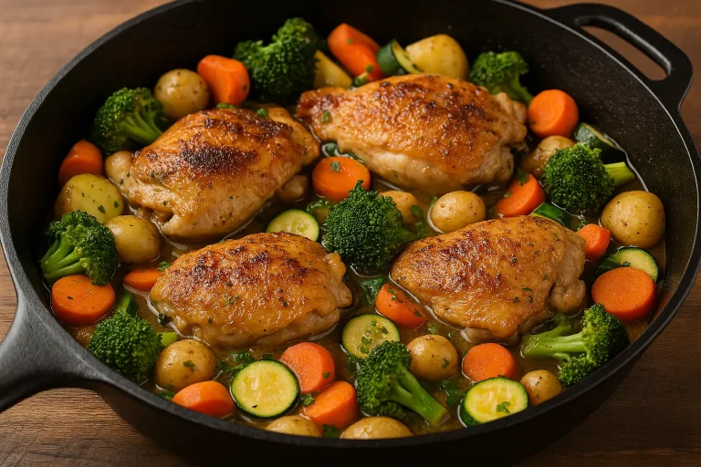 one pan chicken meals with veggies